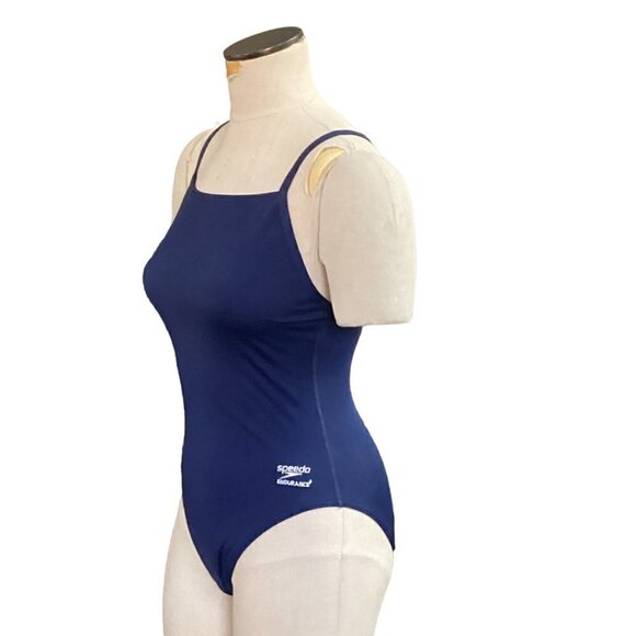 Speedo Endurance+ 1-Piece Swimsuit Style 7719729 Blue Sz 8/34 #122W - Picture 3 of 9
